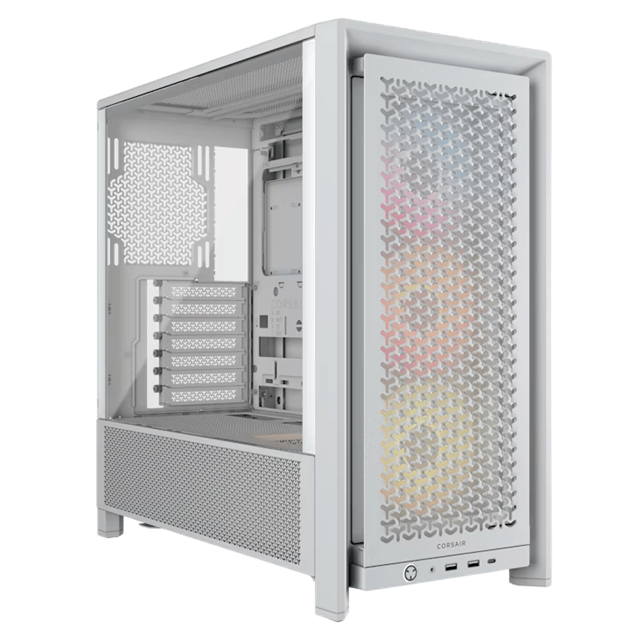 Corsair FRAME 4000D RS ARGB Mid Tower Case - White 